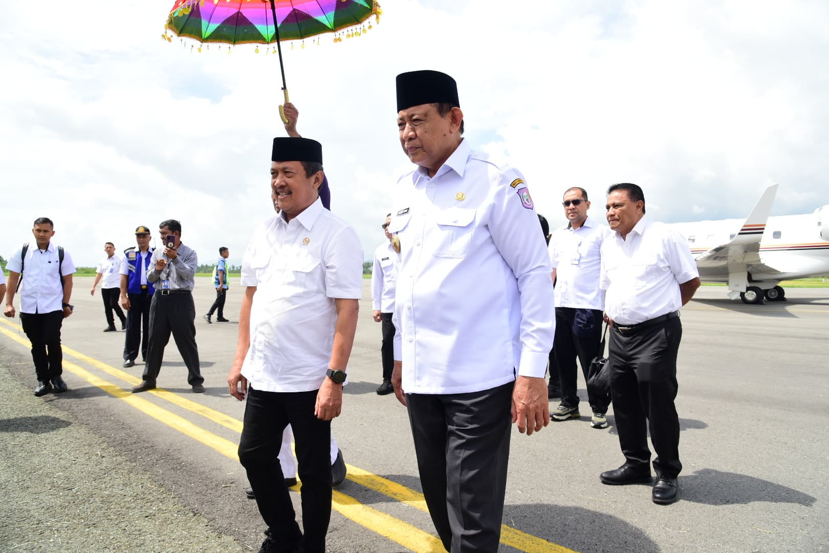 Kunker di Gorontalo, Menteri Perikanan dan Kelautan Disambut Mopotilolo