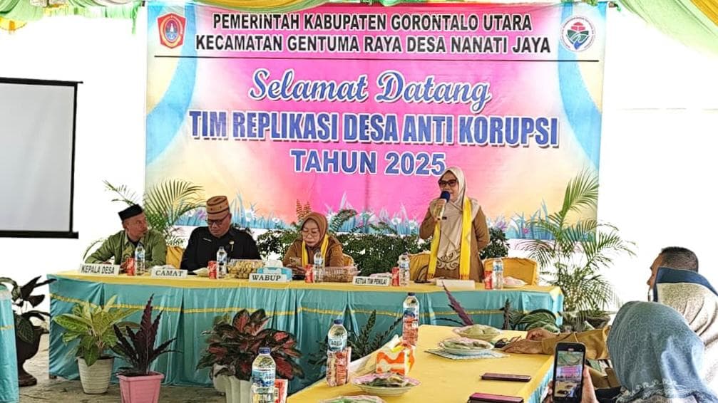 Desa Nanati Jaya Dinilai Sebagai Desa Percontohan Antikorupsi