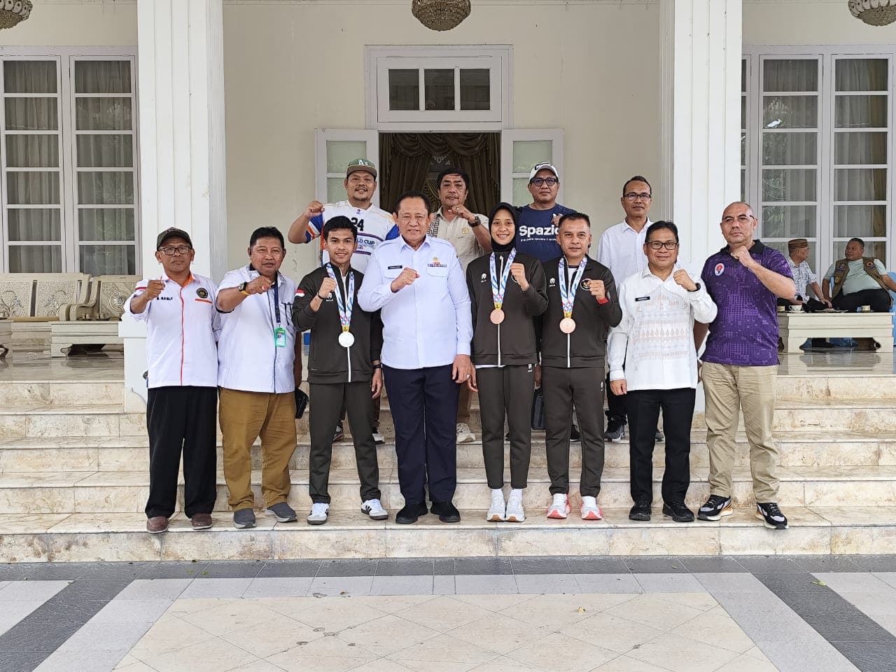 Gubernur Gusnar Sambut Atlet Gorontalo Peraih Medali Sea Games 2025
