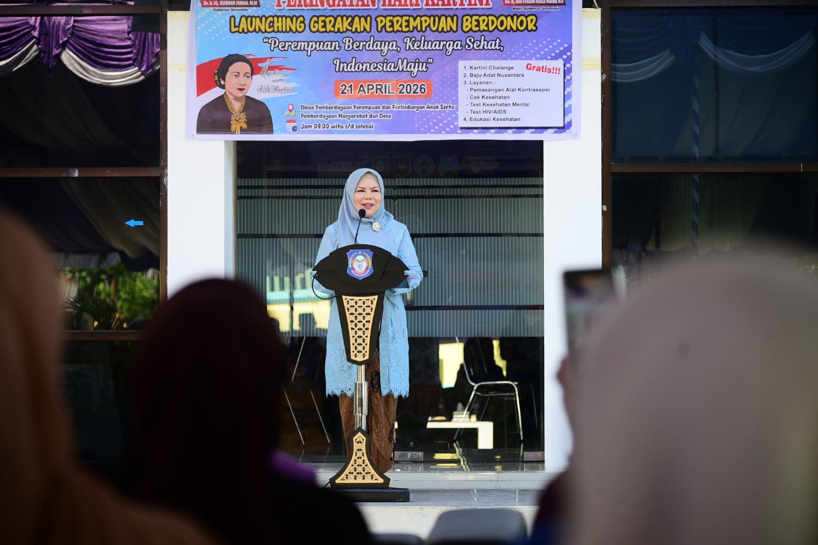 Keutuhan Rumah Tangga Jadi Pesan Wagub Idah di Peringatan Hari Kartini