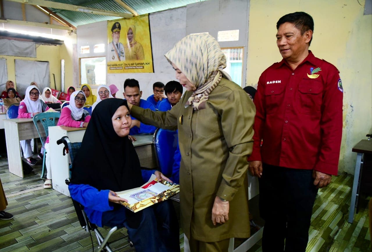 Warga Disabilitasi Dilatih Bertani, Wagub Gorontalo : Saya Bangga