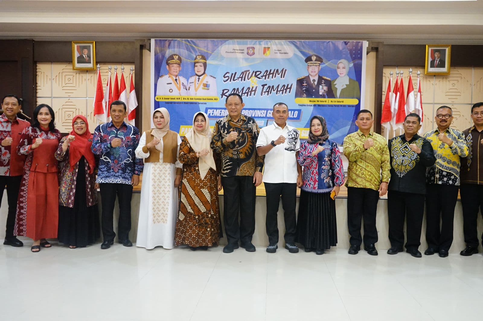 Gubernur Gorontalo Sambut Hangat Pangdam XIII/Merdeka